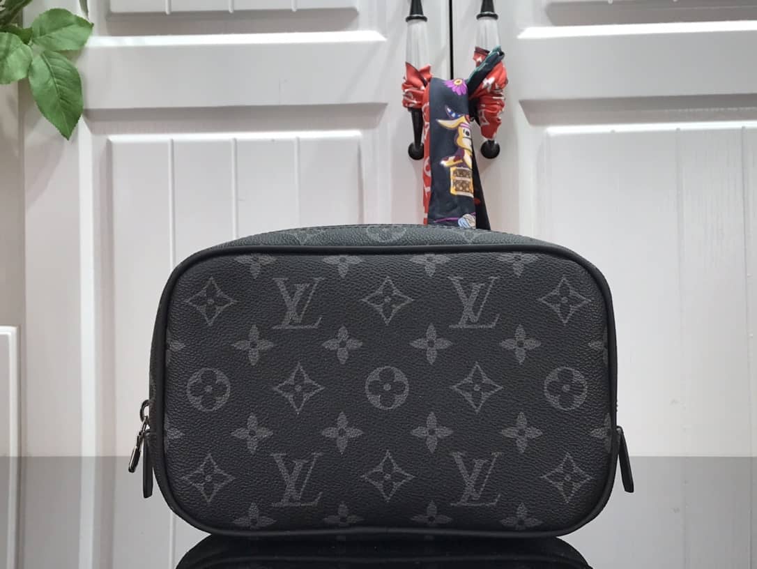 Best Replica Louis Vuitton Monogram Eclipse Toiletry Pouch M483384 - Colareps