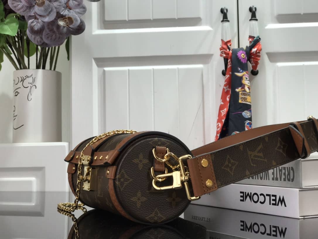Best Replica Louis Vuitton Papillon Trunk Monogram Chain Replica Crossbody Bag M57836 - Colareps