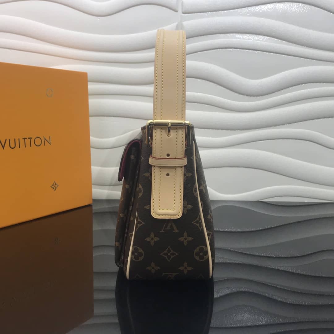 Best Replica Louis Vuitton Vintage Bibashite MM Monogram Canva Bag Replica M51160 - Colareps