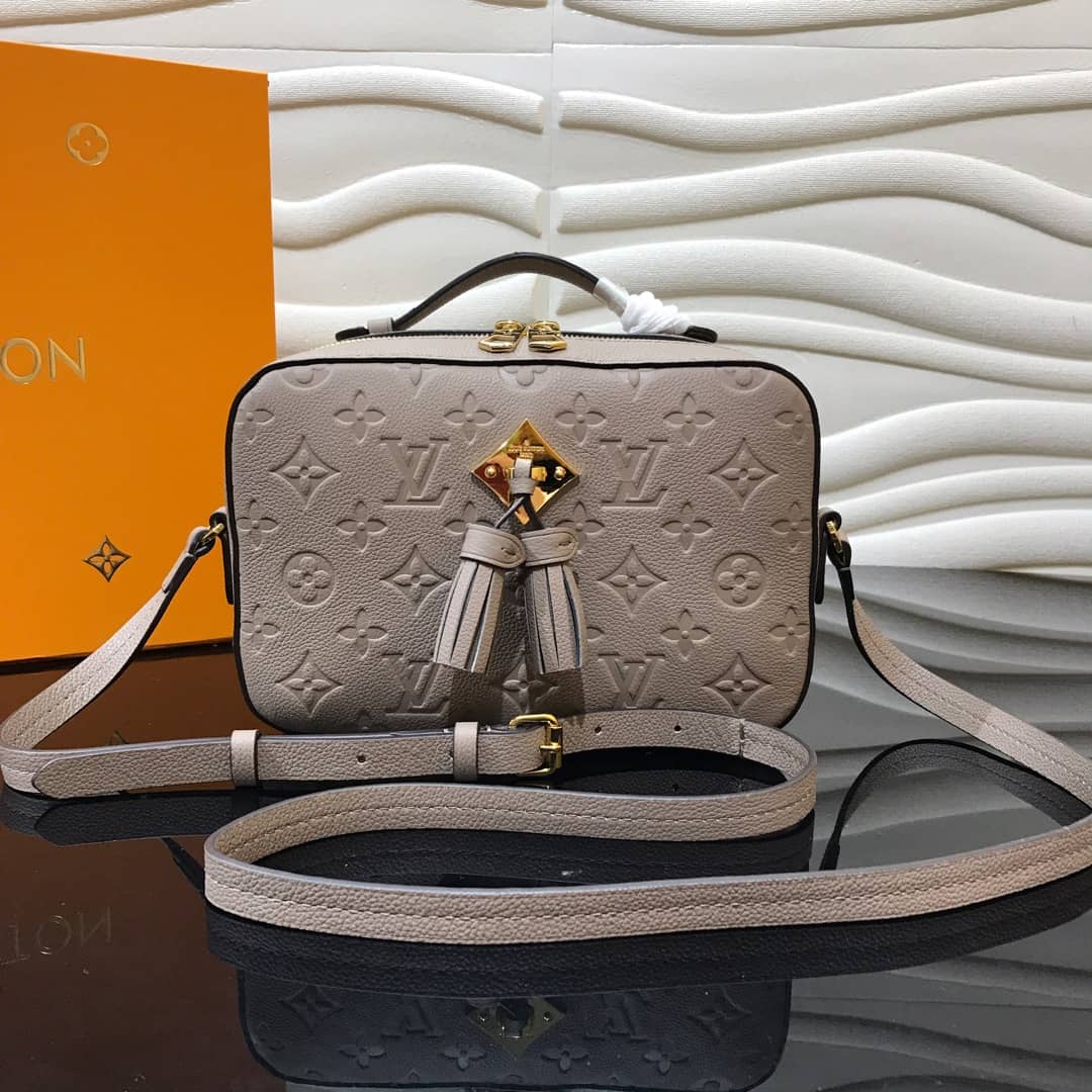 Best Replica Louis Vuitton Monogram Empreinte Saintonge Replica Bag Gray M44606 - Colareps