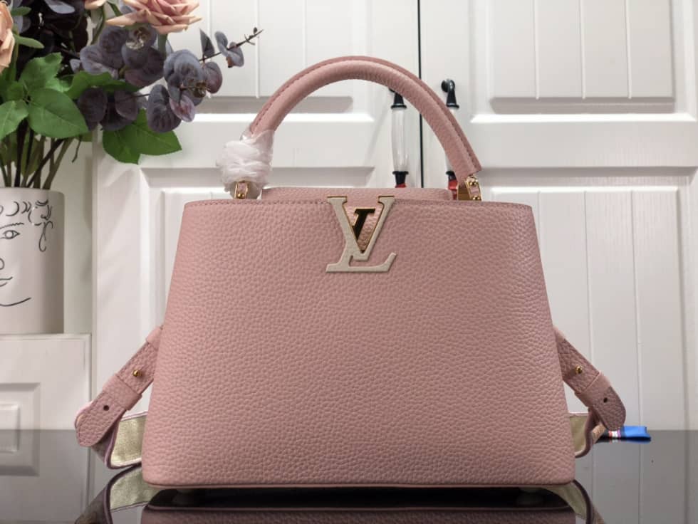 Best Replica Louis Vuitton Capucines BB Pink M59597 Replica Shoulder Bag - Colareps