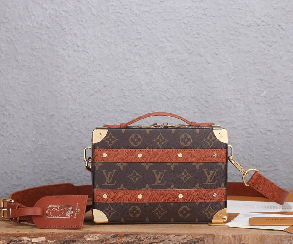 Best Replica Louis Vuitton LVxNBA Handle Trunk Monogram M45785 Replica Shoulder Bag - Colareps