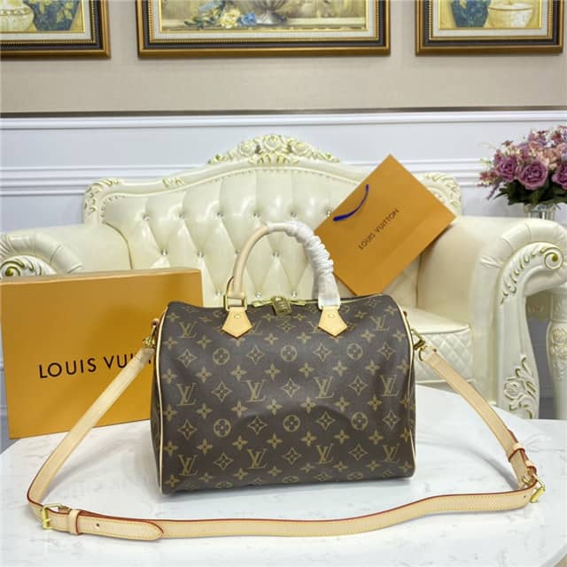 Best Replica Louis Vuitton Speedy 30 Monogram Canvas M41108 Replica Bag - Colareps