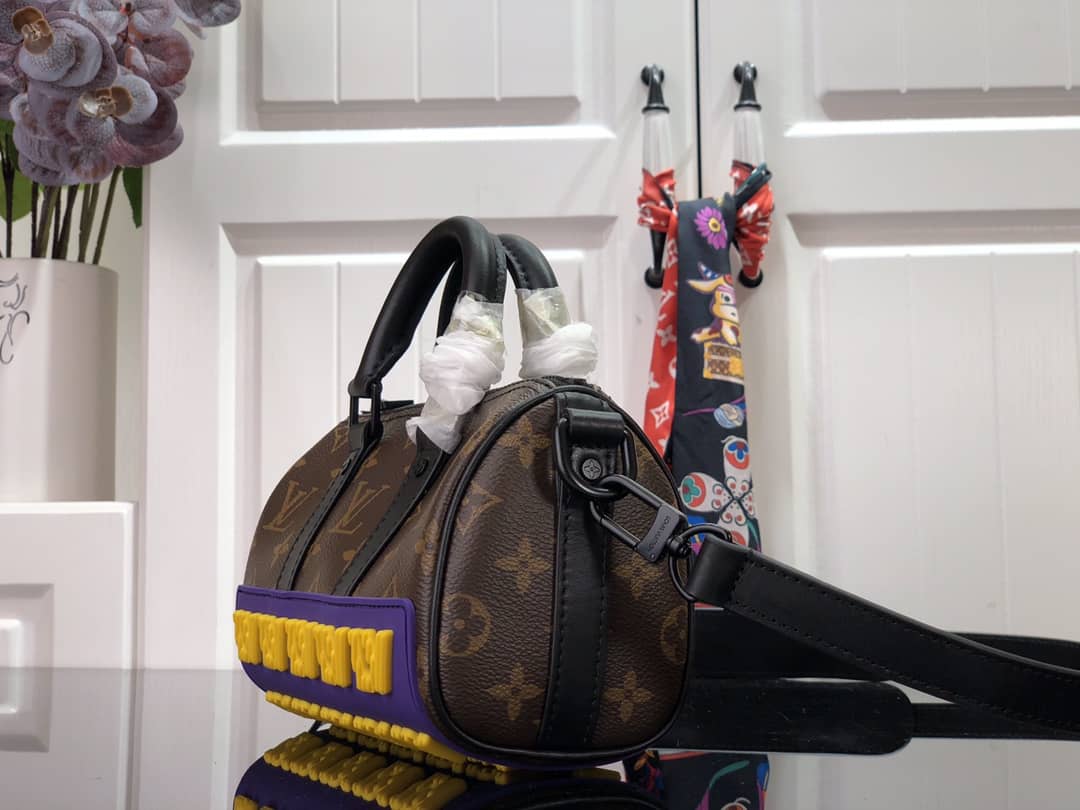 Best Replica Louis Vuitton Rubber Monogram Keepall XS 2Way Bag Replica M45788 - Colareps