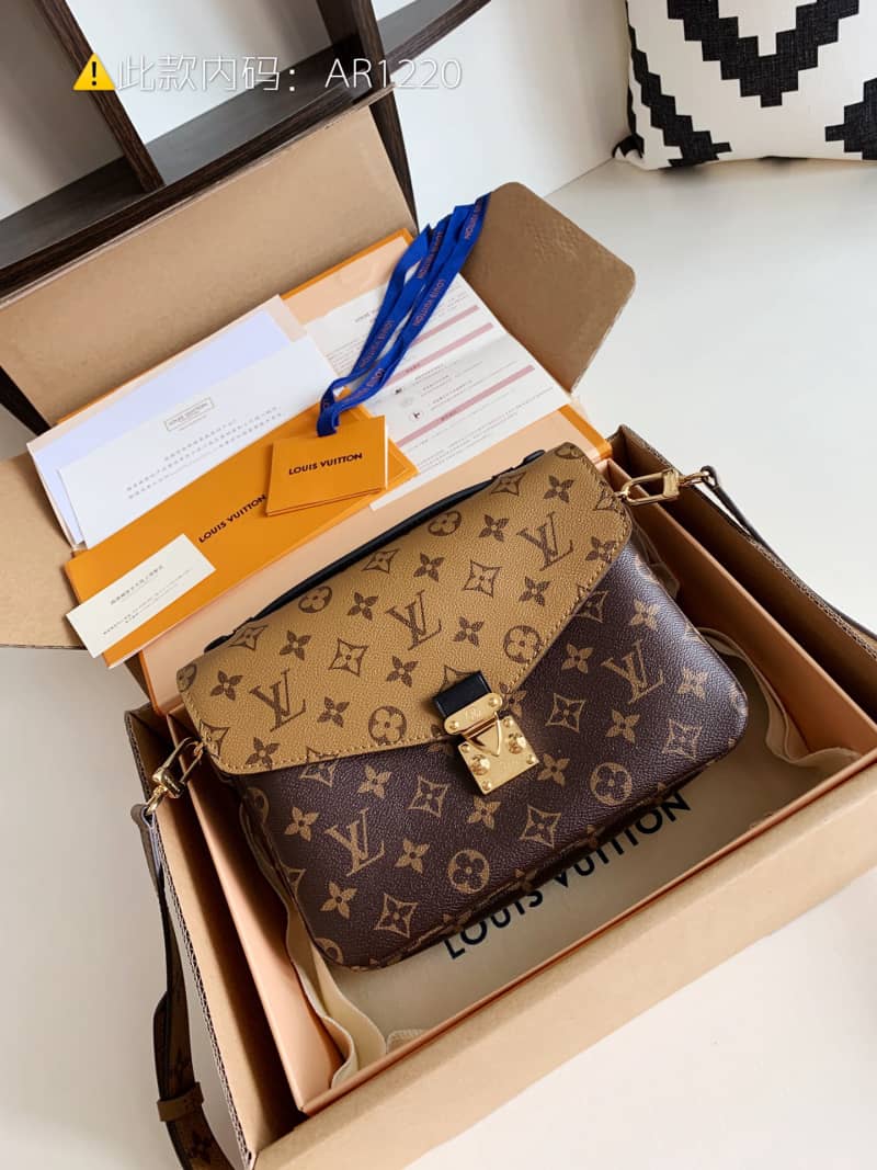 Best Replica Best Replica Louis Vuitton Pochette Metis Small Leather Crossbody Bag Replica M44876(ColaReps) - Colareps