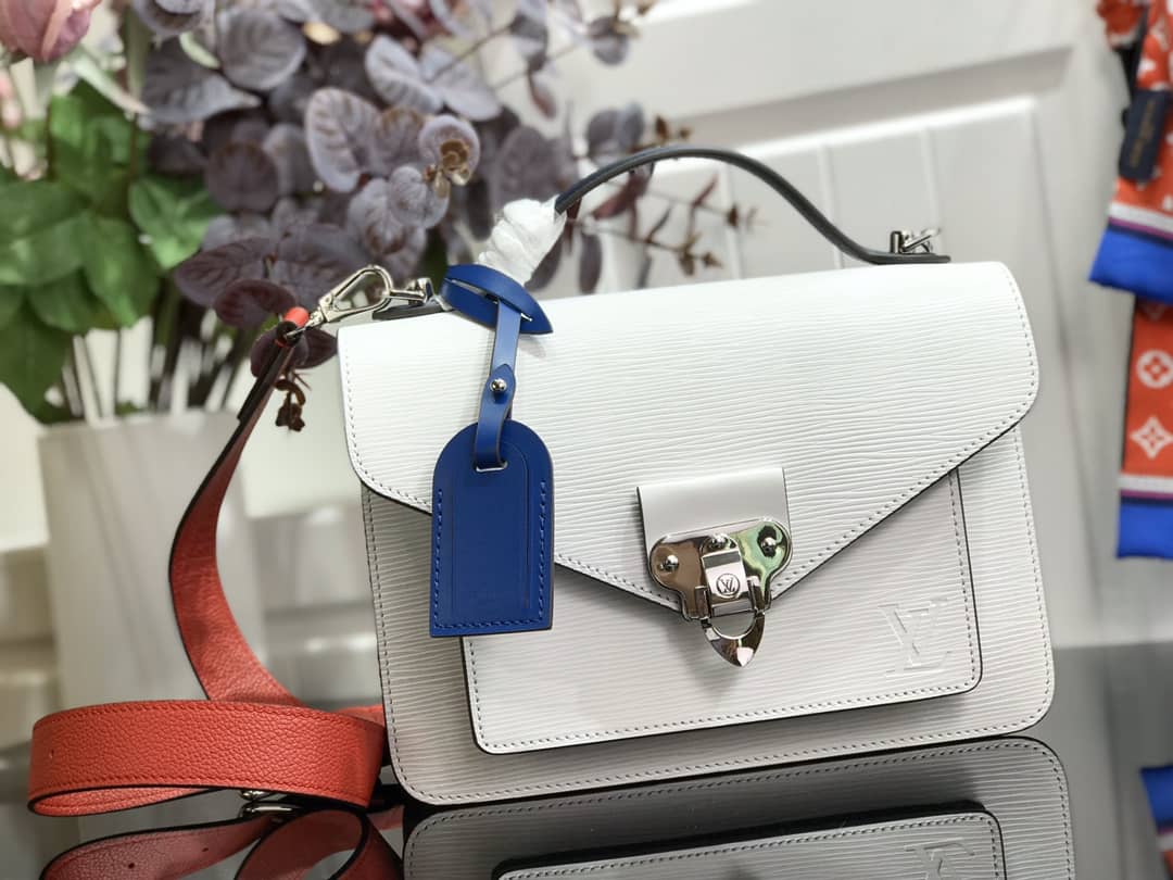 Best Replica Louis Vuitton Neo Monceau Epi Leather Satchel Replica Bag - Colareps