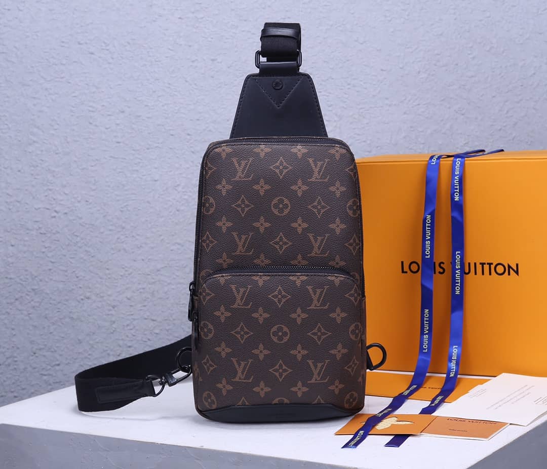 Best Replica Louis Vuitton Avenue Sling Bag Replica Brown N41719 - Colareps