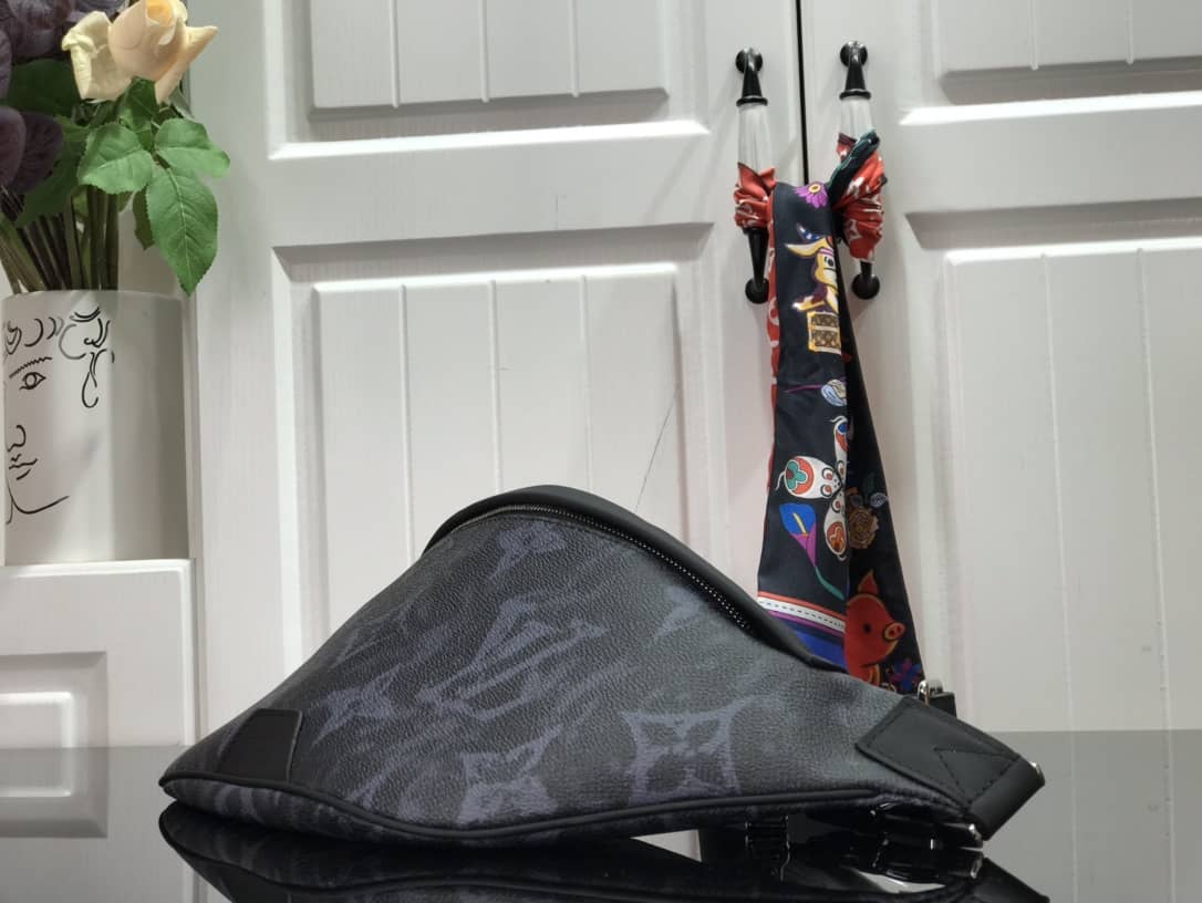 Best Replica LV Bum Bag Dupe New Monogram  Blue M43644 - Colareps
