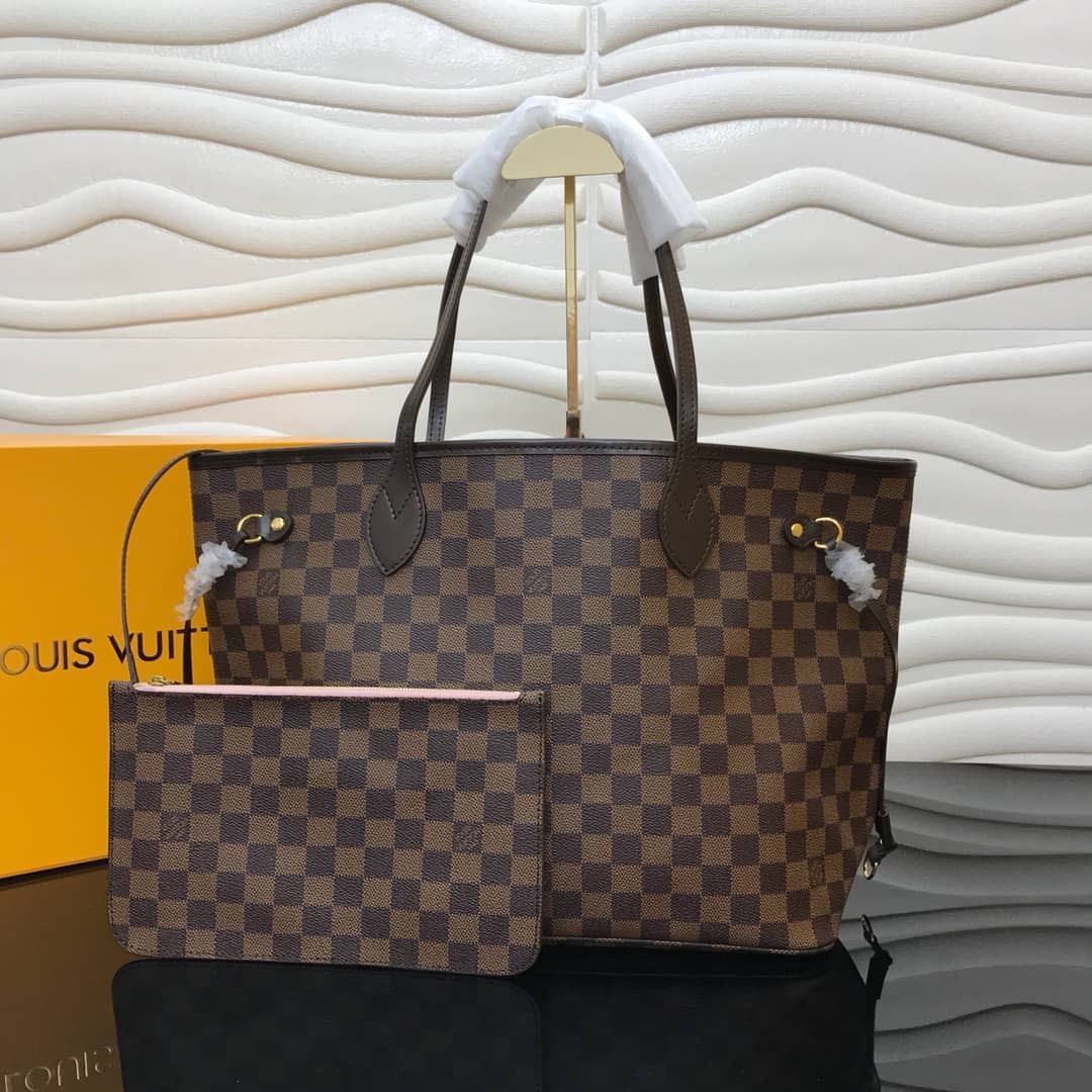 Best Replica Louis Vuitton Neverfull Dupe MM Damier Ebene Bag N40995 - Colareps