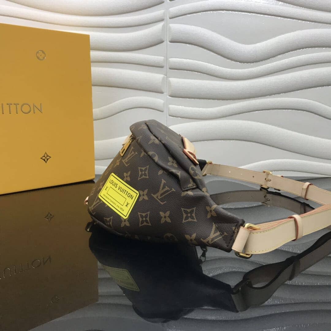 Best Replica LV Bum Bag Dupe New Monogram  Crossbody Bag Brown M43644 - Colareps