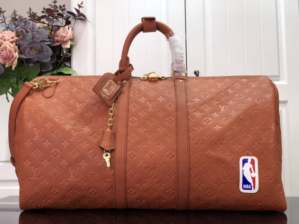 Best Replica LV Duffle Bag Replica x NBA Keepall Bandouliere 55 M57973 - Colareps