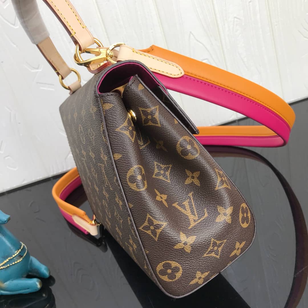 Best Replica Louis Vuitton Cluny BB Monogram Canvas Shoulder Bag Replica Pink M42738 - Colareps