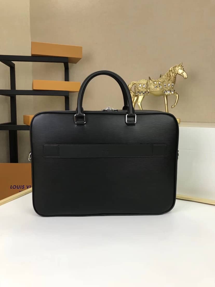 Best Replica Louis Vuitton Porte Documents Epi Leather Business Bag Replica M54045 - Colareps