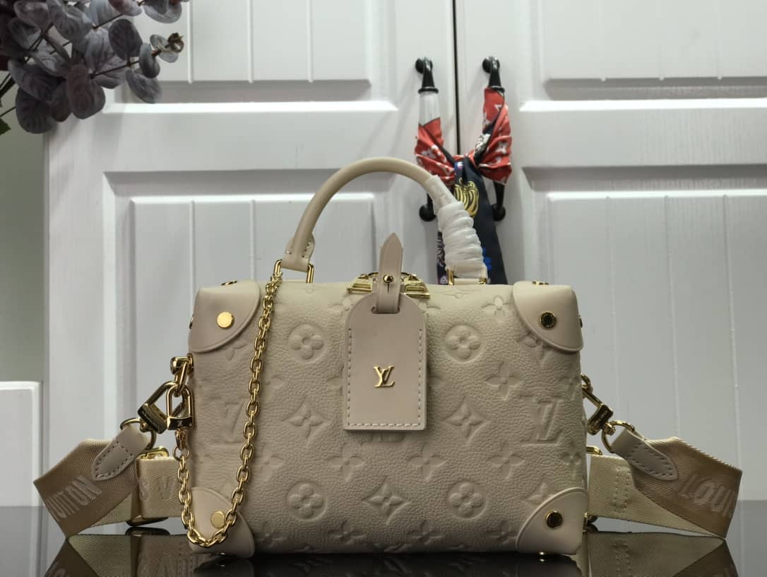 Best Replica Best Replica Louis Vuitton Petite Malle Souple Monogram Replica Bag Beige M45571(ColaReps) - Colareps