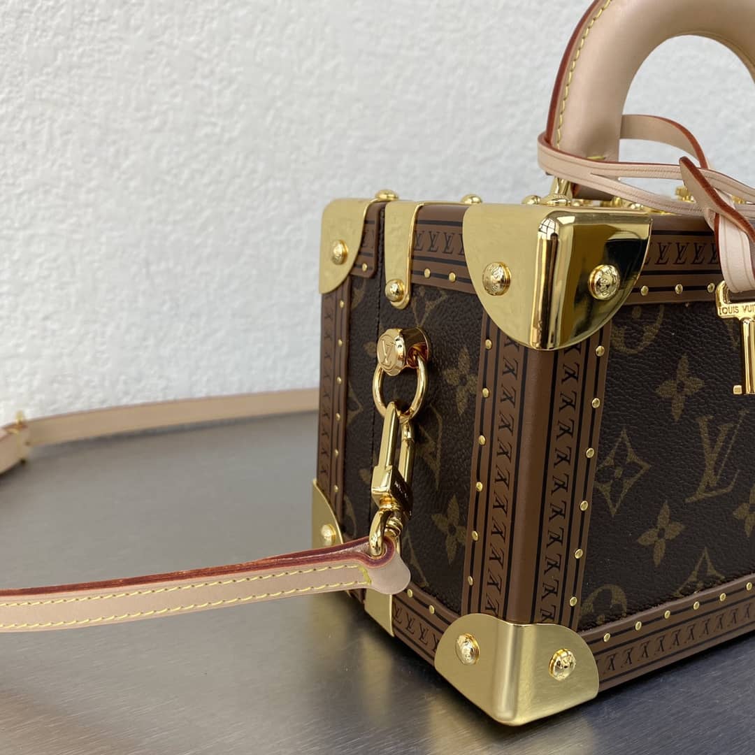 Best Replica Louis Vuitton Monogram Canvas Cruise Trunk Box Replica 40672M - Colareps