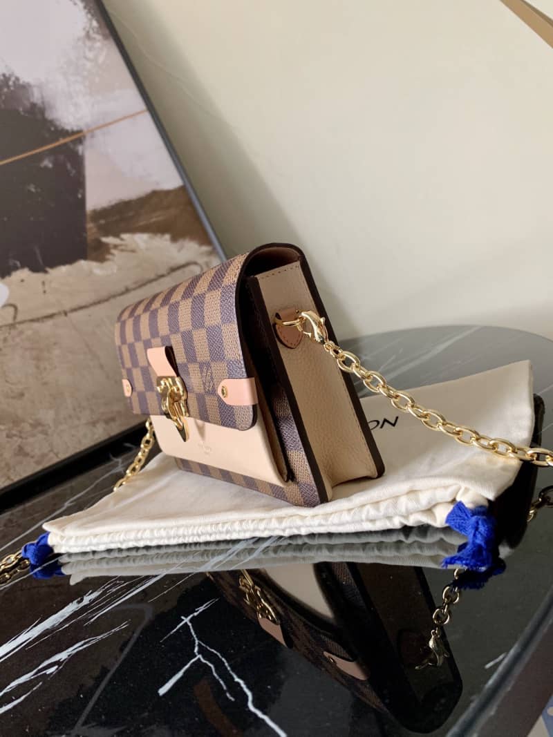 Best Replica Best Replica Louis Vuitton Vavin Chain Wallet Damier Ebene Replica Bag N60237(ColaReps) - Colareps