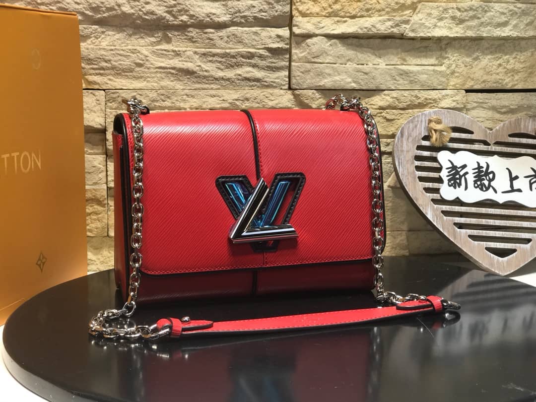 Best Replica Louis Vuitton Replica Bags Twist PM Epi Leather Replicas Handbag Red - Colareps