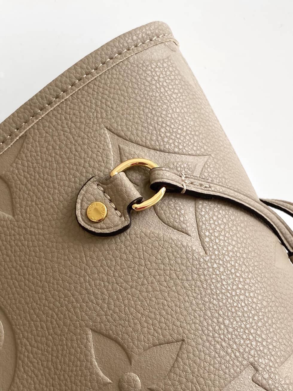 Best Replica Louis Vuitton Monogram Empreinte Neverfull MM Brown M45685 Replica Tote - Colareps