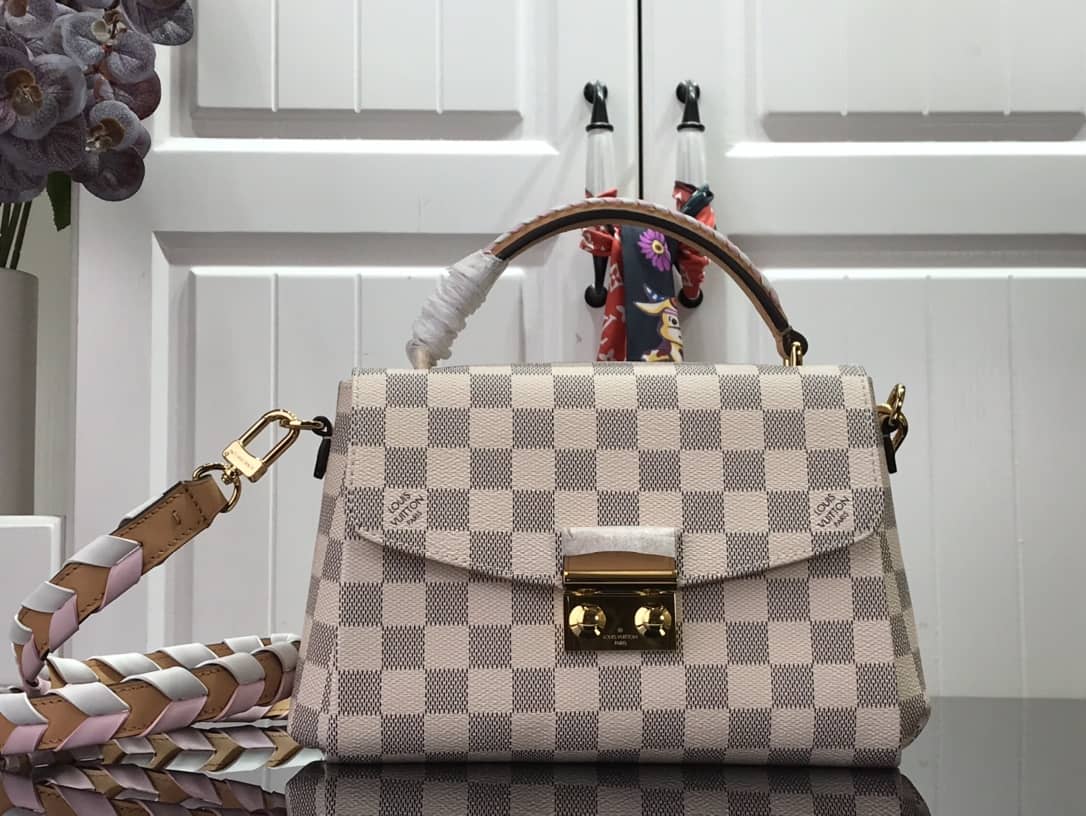 Best Replica Louis Vuitton Croisette Damier Azur Canvas Replica Bag N50053 - Colareps