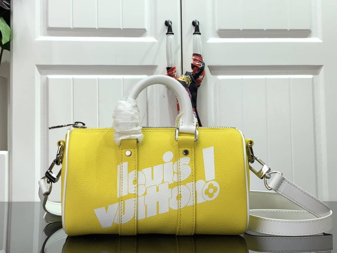 Best Replica Louis Vuitton Keepall Xs Jaune Virgil Abloh Replica Shoulder Bag M80842 - Colareps