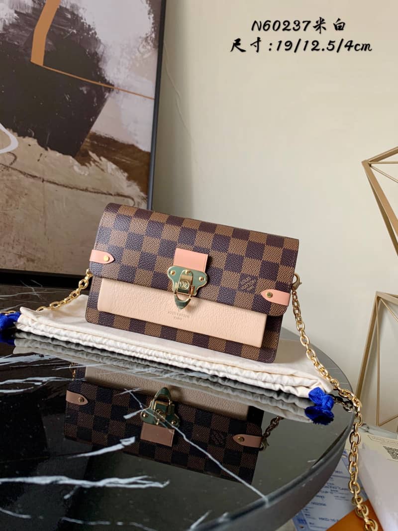 Best Replica Best Replica Louis Vuitton Vavin Chain Wallet Damier Ebene Replica Bag N60237(ColaReps) - Colareps