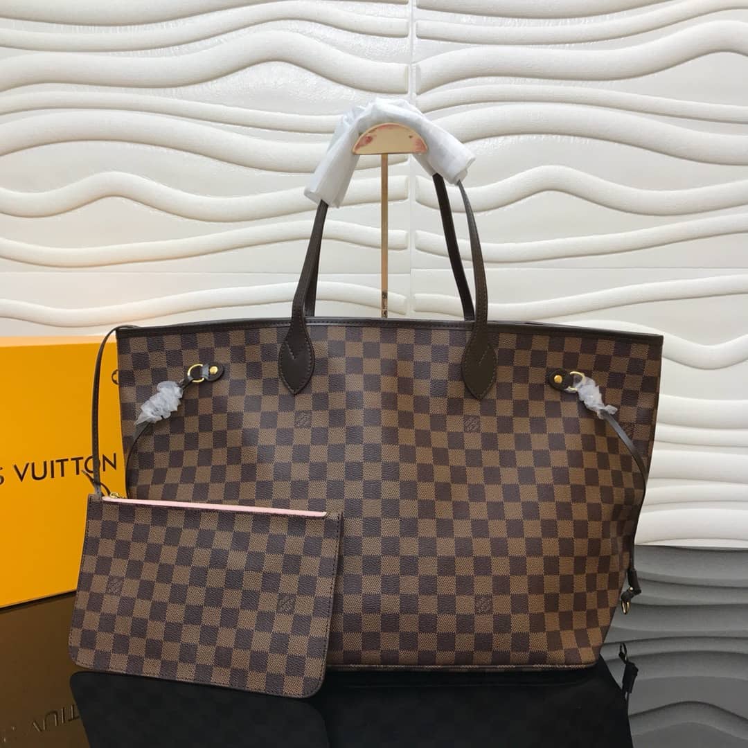 Best Replica Louis Vuitton Neverfull GM Damier Ebene Tote Replica N40990 - Colareps