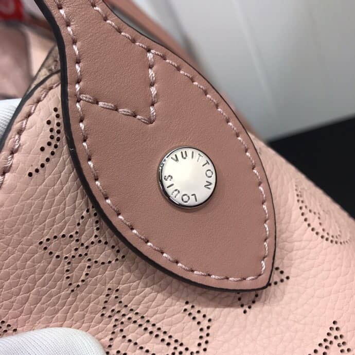 Best Replica Louis Vuitton Mahina Hina PM Leather Tote Replica Pink M54353 - Colareps