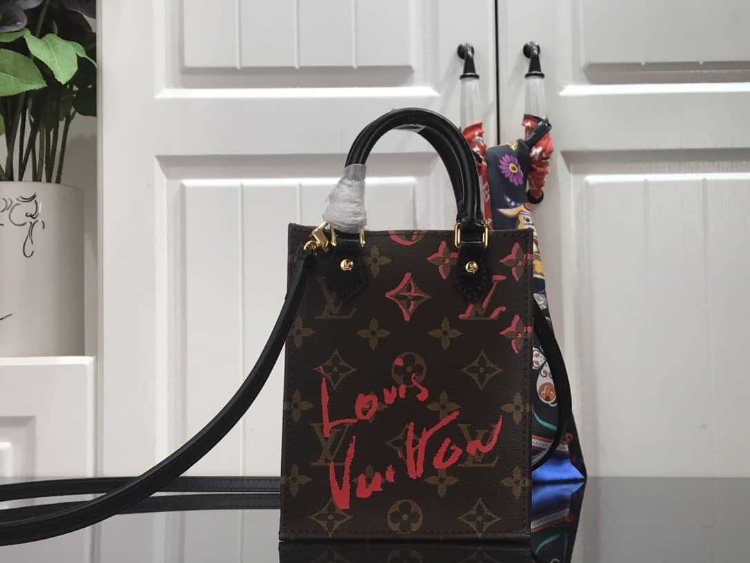 Best Replica Louis Vuitton Monogram Petit Sac Plat 2Way Replica Shoulder Bag M69442 - Colareps