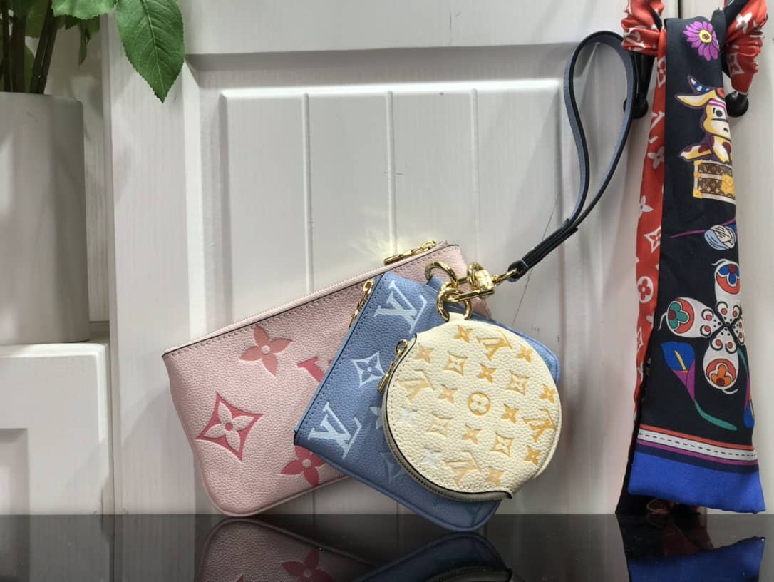 Best Replica Louis Vuitton Trio Pouch Monogram Empreinte Replica M80407 - Colareps