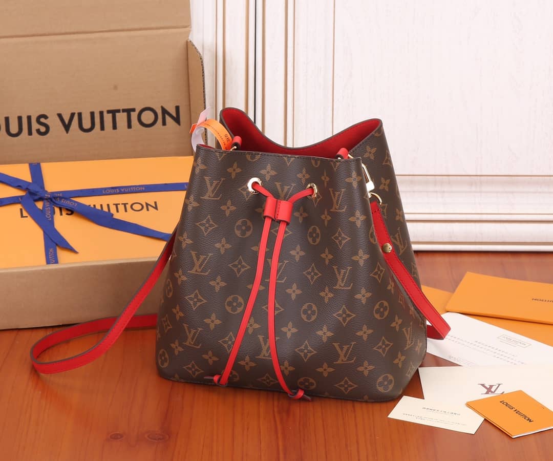 Best Replica Louis Vuitton Neo Noe Replica Bucket Bag Brown M44021 - Colareps
