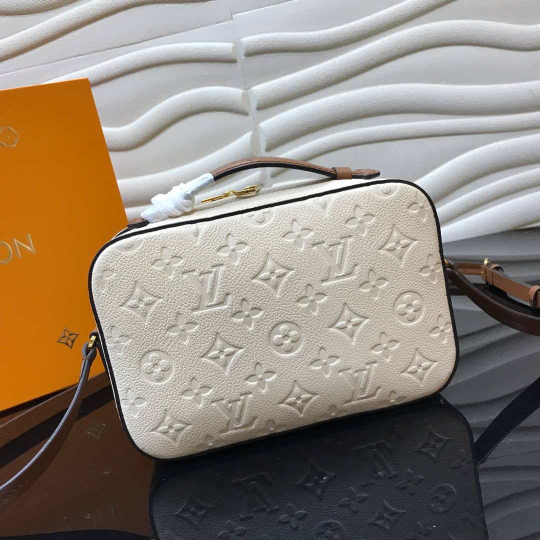 Best Replica Louis Vuitton Monogram Empreinte Saintonge Replica Bag White M44606 - Colareps