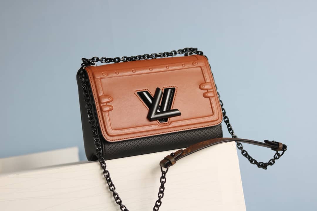 Best Replica Louis Vuitton Twist Epi Handbag Replica Brown M50320 - Colareps