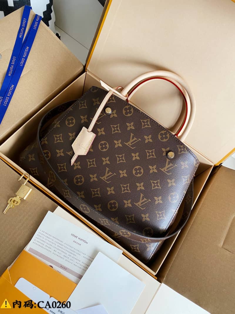 Best Replica Louis Vuitton Montaigne MM Monogram Canvas Bag Replica M41056 - Colareps