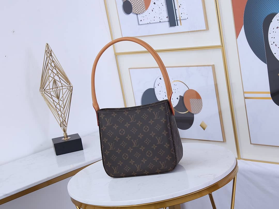 Best Replica Louis Vuitton Monogram Looping MM Replica Shoulder Bag M51146 - Colareps