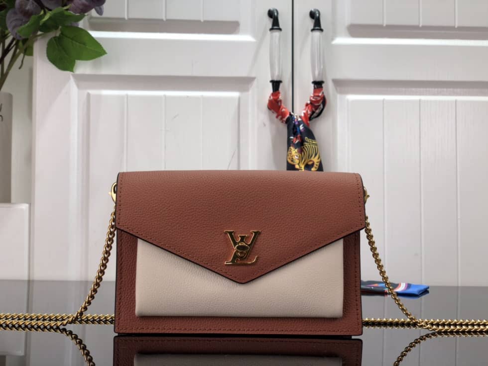 Best Replica Louis Vuitton Mylockme Chain Pochette M63471 Replica Crossbody Bag - Colareps