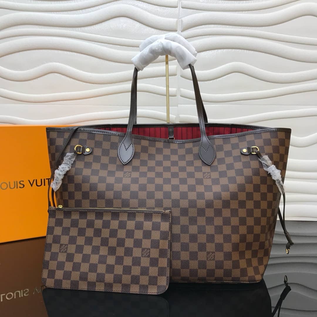 Best Replica Louis Vuitton Neverfull GM Damier Ebene Tote Replica N40990 - Colareps
