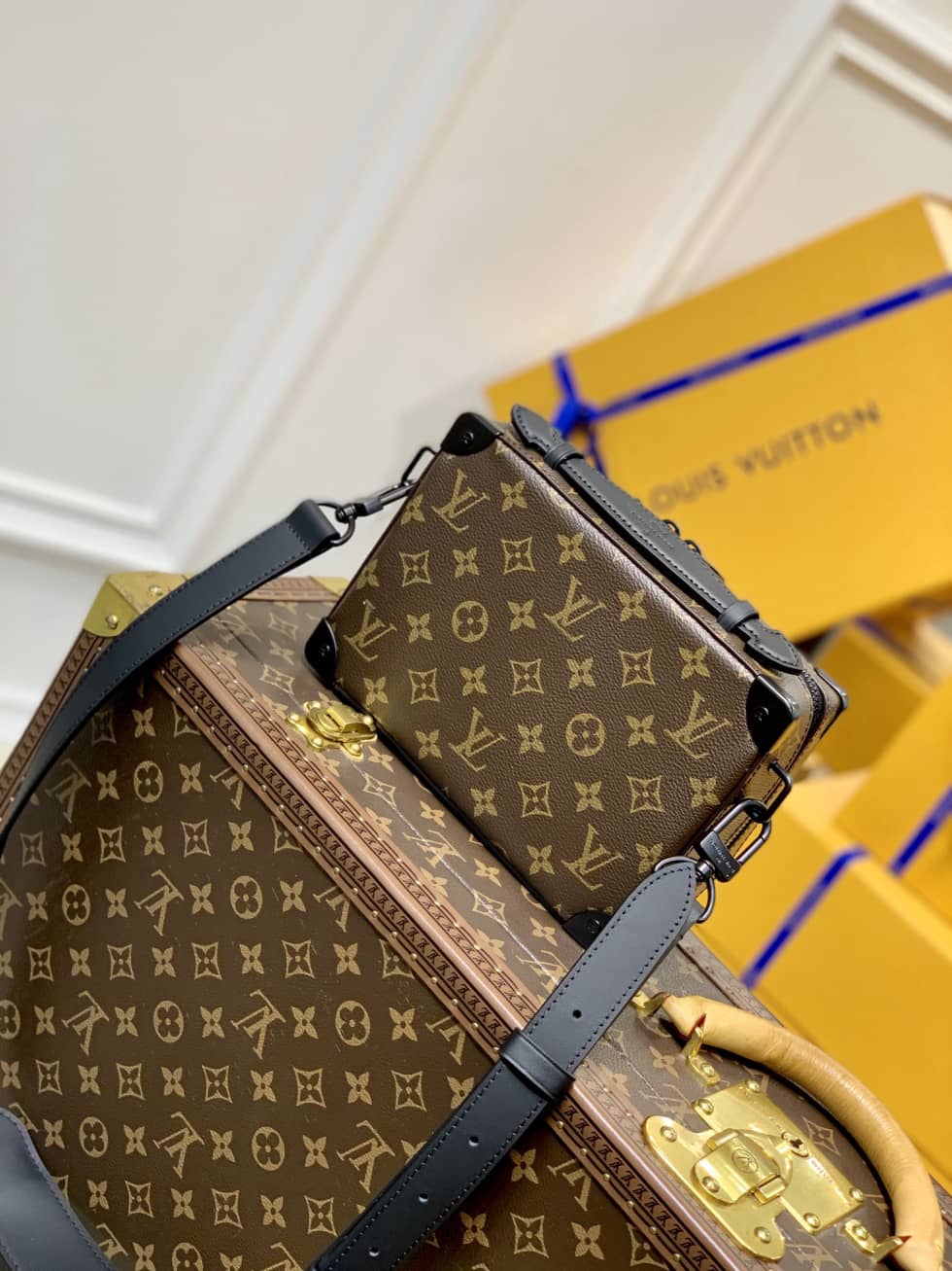 Best Replica Louis Vuitton Handle Trunk Monogram Macassar M45935 Replica Shoulder Bag - Colareps