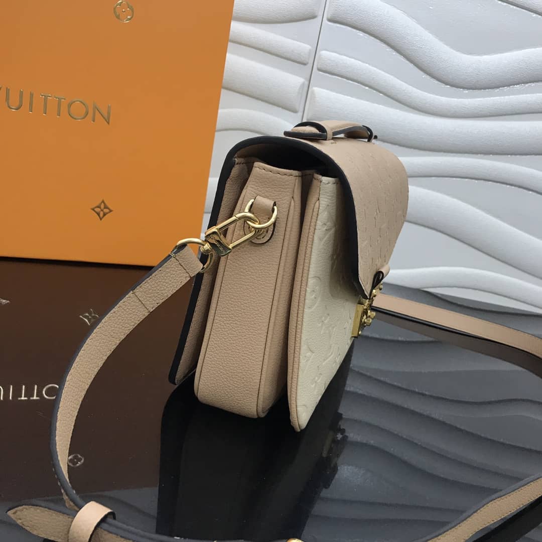 Best Replica Louis Vuitton Replica Pochette Metis Empreinte Apricot M41487 - Colareps