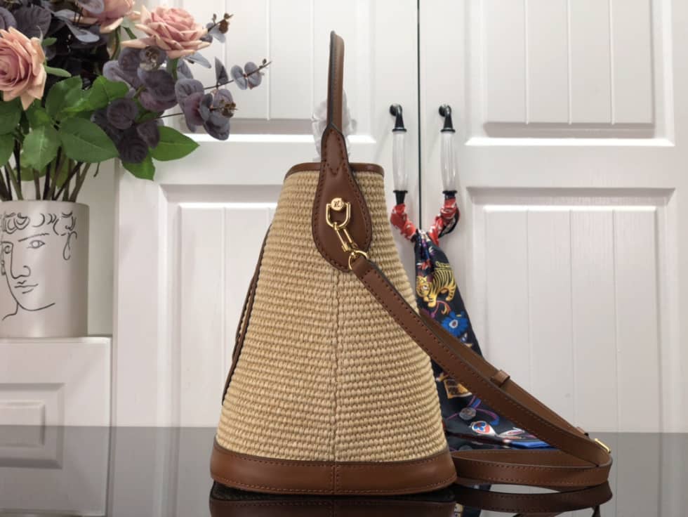Best Replica Louis Vuitton Petit Caramel Brown M59962 Replica Bucket Bag - Colareps
