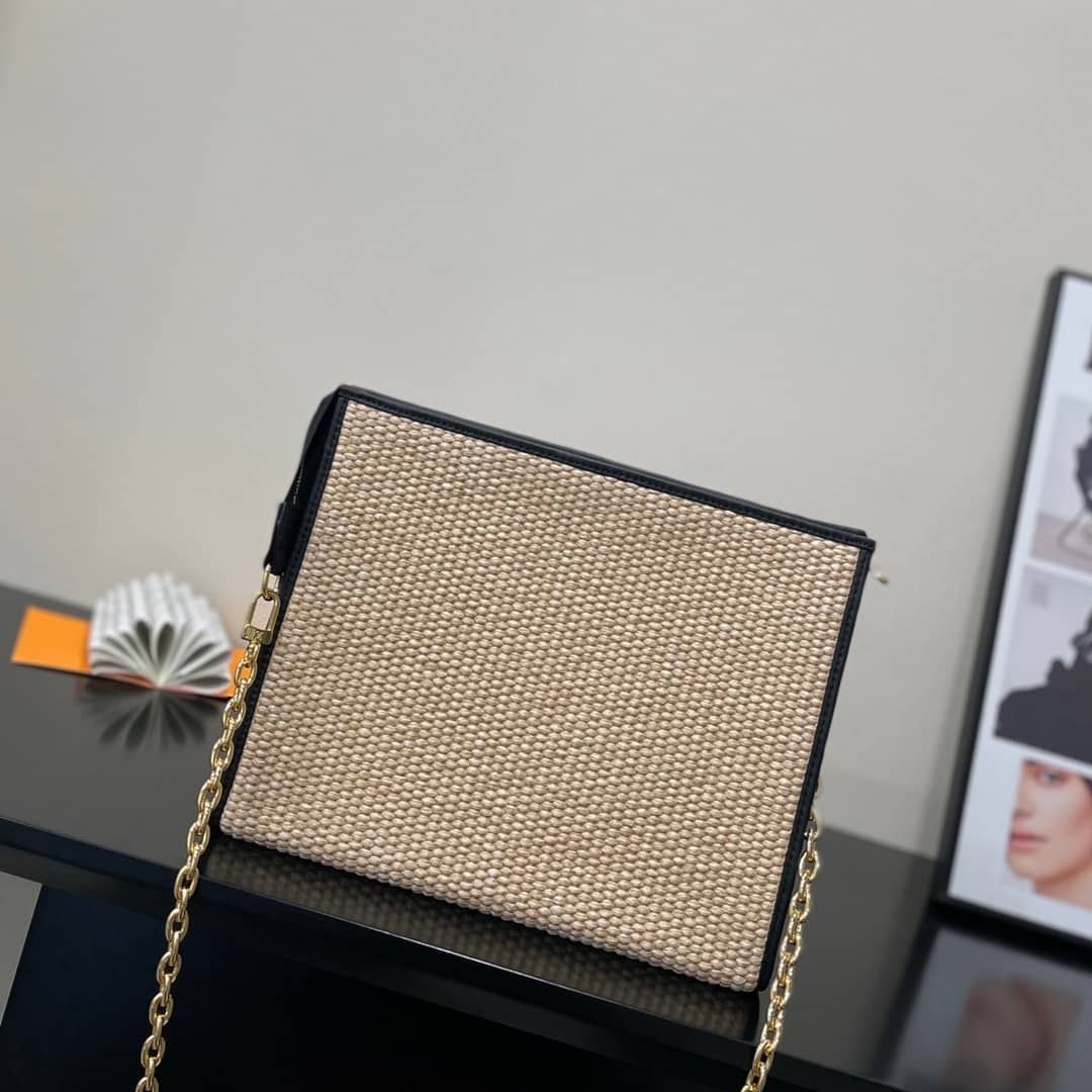 Best Replica Louis Vuitton Toiletry Pouch on Chain Circle Logo M81366 Replica - Colareps