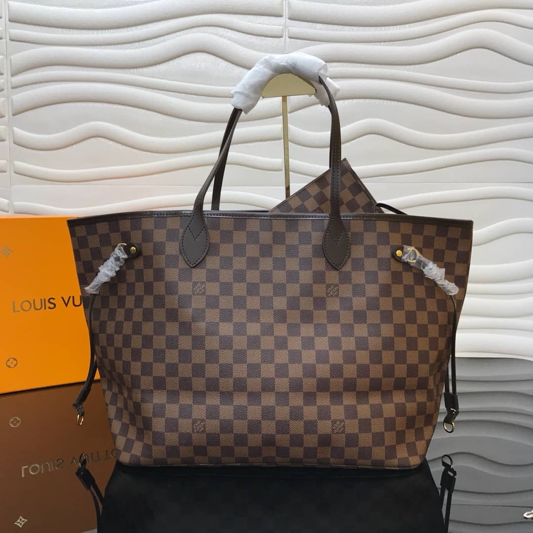 Best Replica Louis Vuitton Neverfull GM Damier Ebene Tote Replica N40990 - Colareps