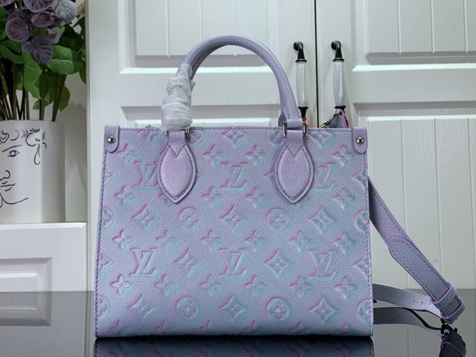 Best Replica Louis Vuitton Onthego PM Purple M46067 Replica Tote - Colareps
