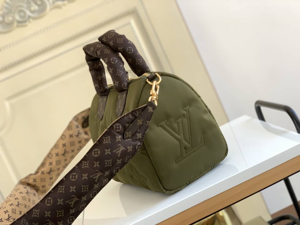 Best Replica Louis Vuitton Replica Bags Speedy Bandouliere 25 Green M59009 - Colareps