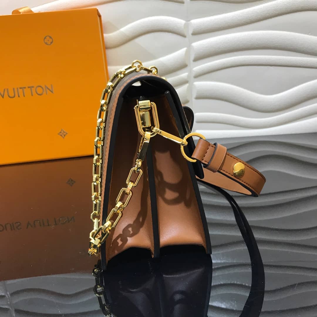 Best Replica Louis Vuitton Monogram MM Reverse Dauphine Shoulder Bag Replica M44391 - Colareps