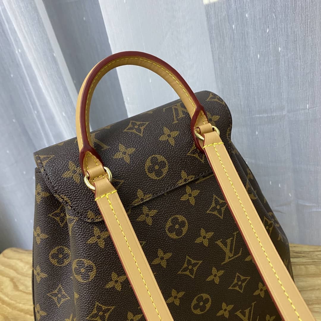 Best Replica Louis Vuitton Monogram Canvas Montsouris BB Replica Bag M45516 Brown - Colareps