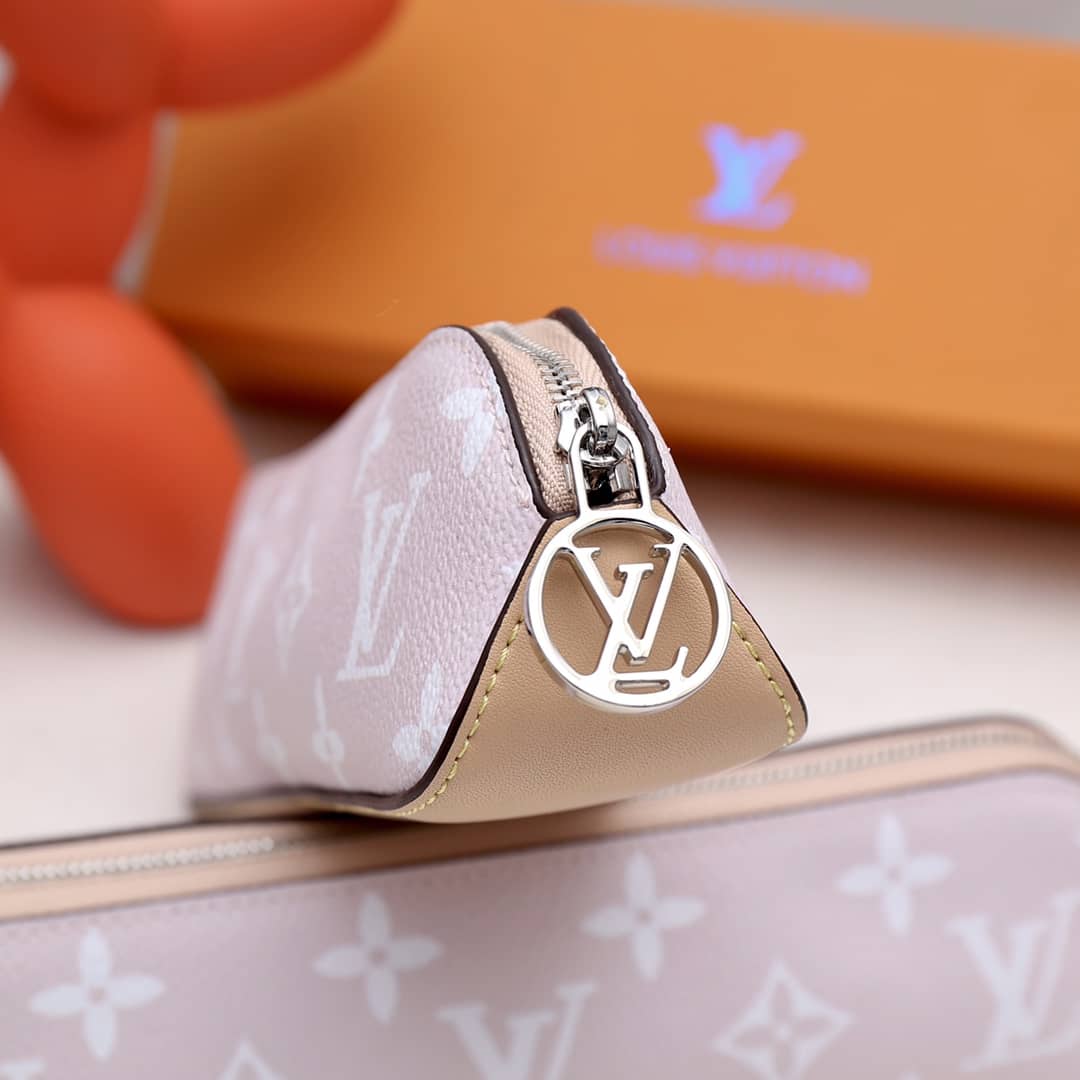 Best Replica Louis Vuitton Pencil Pouch Elizabeth Monogram Canvas Replica Pink GI0009 - Colareps