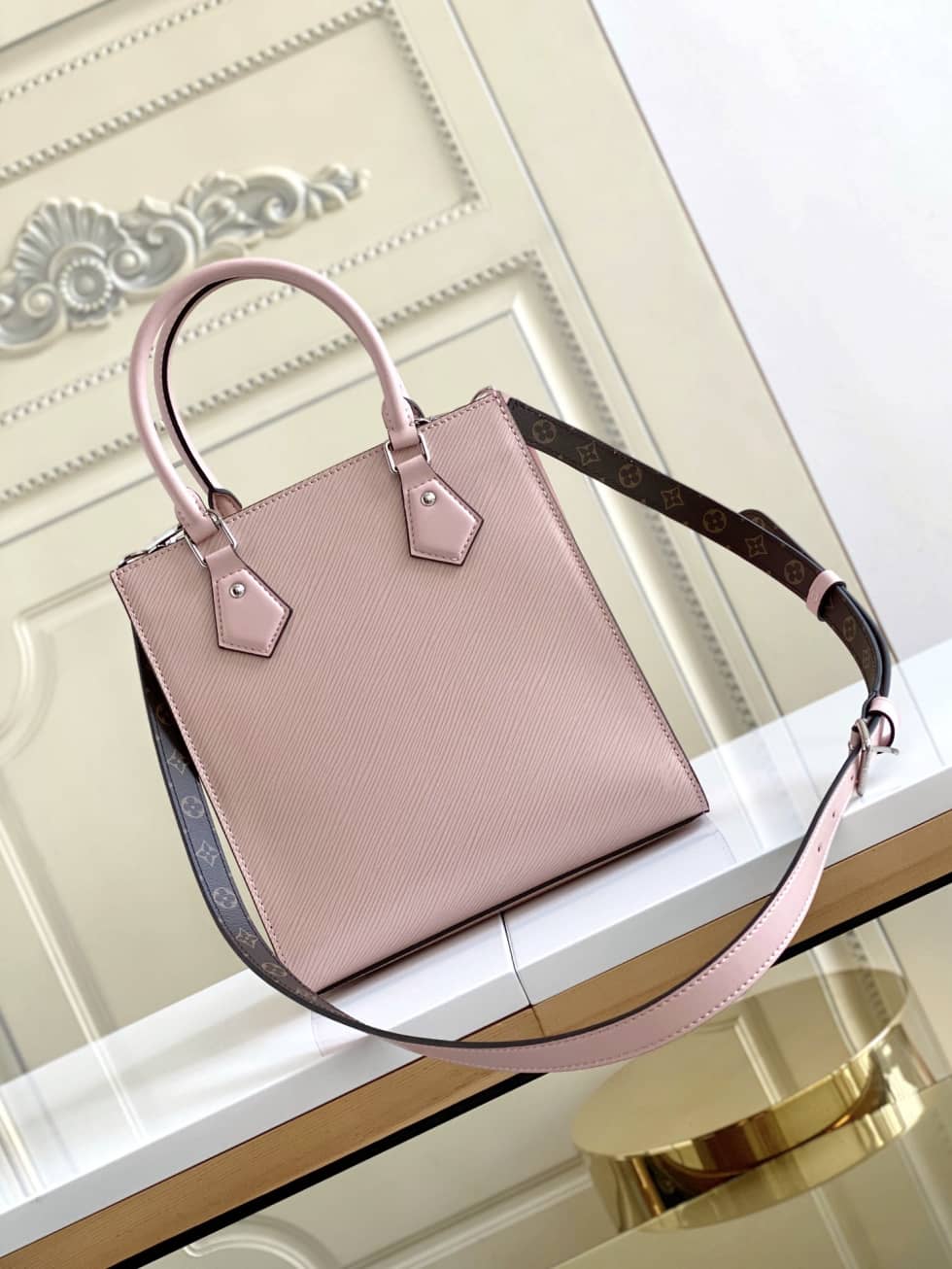 Best Replica Louis Vuitton Sac Plat BB Pink M58659 Replica Shoulder Bag - Colareps
