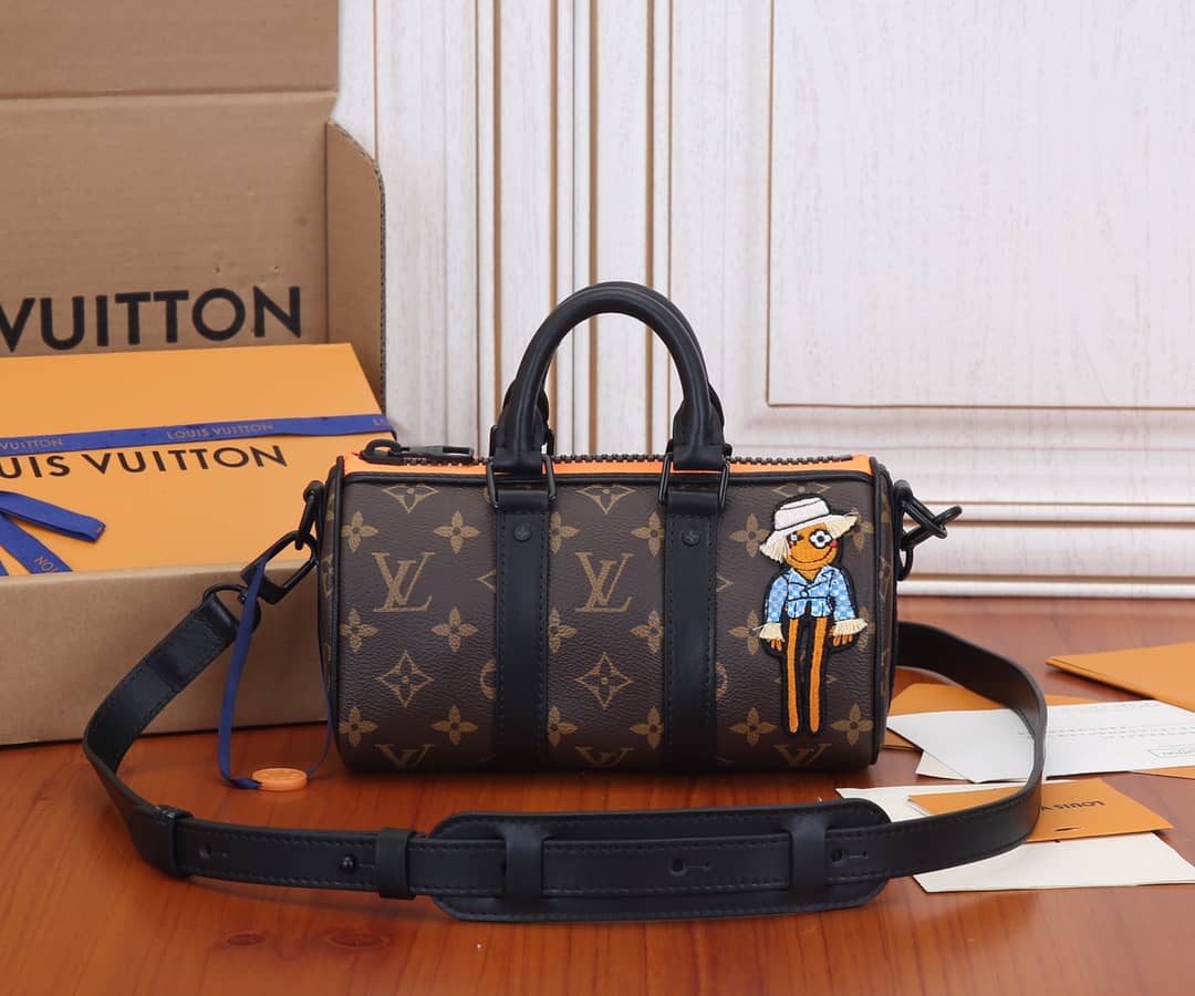 Best Replica Louis Vuitton Monogram Keepall XS Virgil Abloh Bag Replica M80201 - Colareps