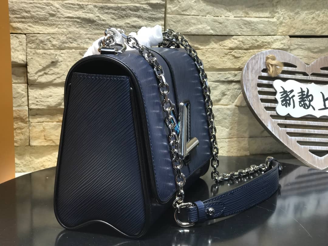 Best Replica Louis Vuitton Replica Bags PM Epi Leather Replicas Handbag Blue - Colareps