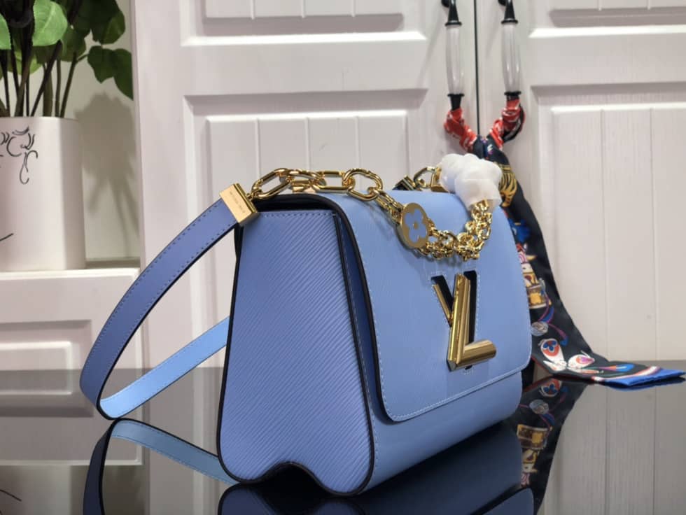 Best Replica Louis Vuitton Twist MM Epi Grained Leather M59627 Replica Crossbody Bag - Colareps